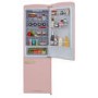 Refurbished Florence 60/40 Freestanding Retro Fridge Freezer - Tea Rose