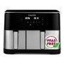 GRADE A1 - Instant Pot Dual Vortex Air Fryer PFAS Free Large 11L Twin 7L and 4L Baskets 8-in-1 Dehydrate Grill Bake Roast Reheat Non-Stick Easy Clean Dishwasher Safe Stainless Steel