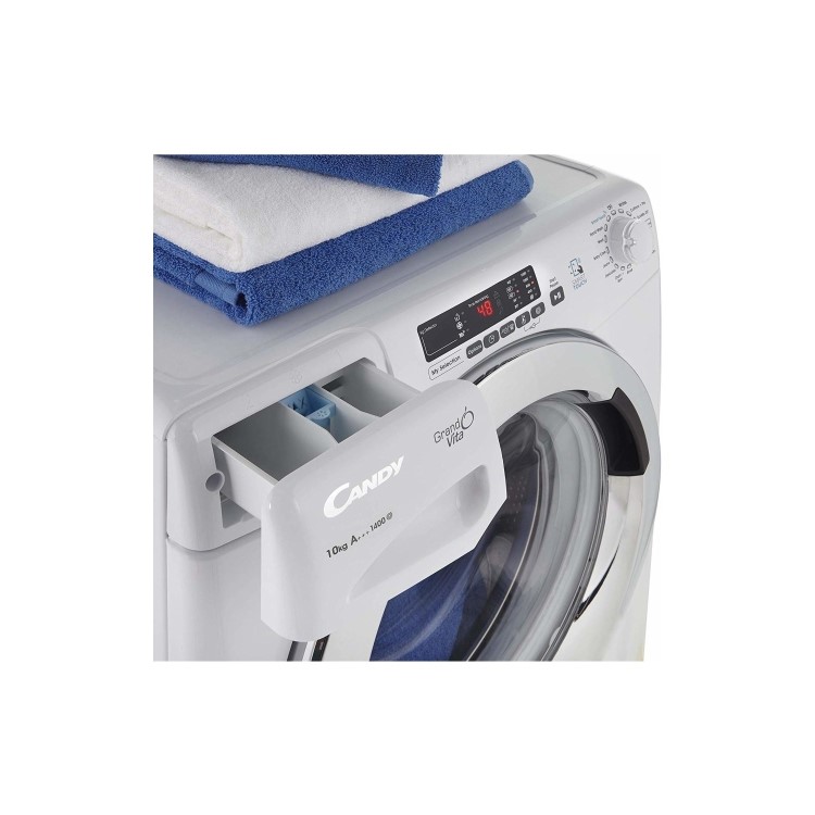 Refurbished Candy GVS1410DC3 Smart Freestanding 10KG 1400 Spin Washing Machine White
