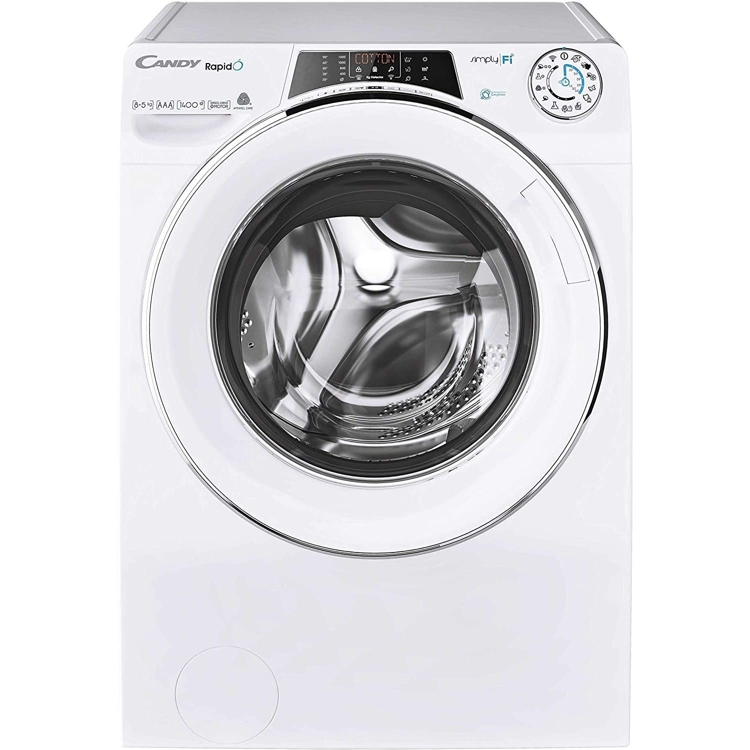 Refurbished Candy Rapido ROW14856DWHC Smart Freestanding 8/5KG 1400 Spin Washer Dryer White