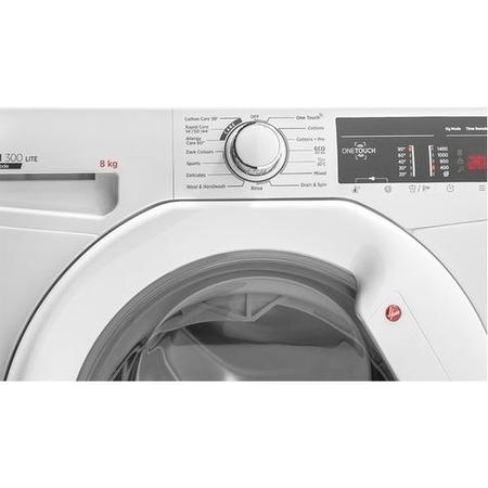 Refurbished Hoover H-Wash 300 H3W48TE Smart Freestanding 8KG 1400 Spin Washing Machine