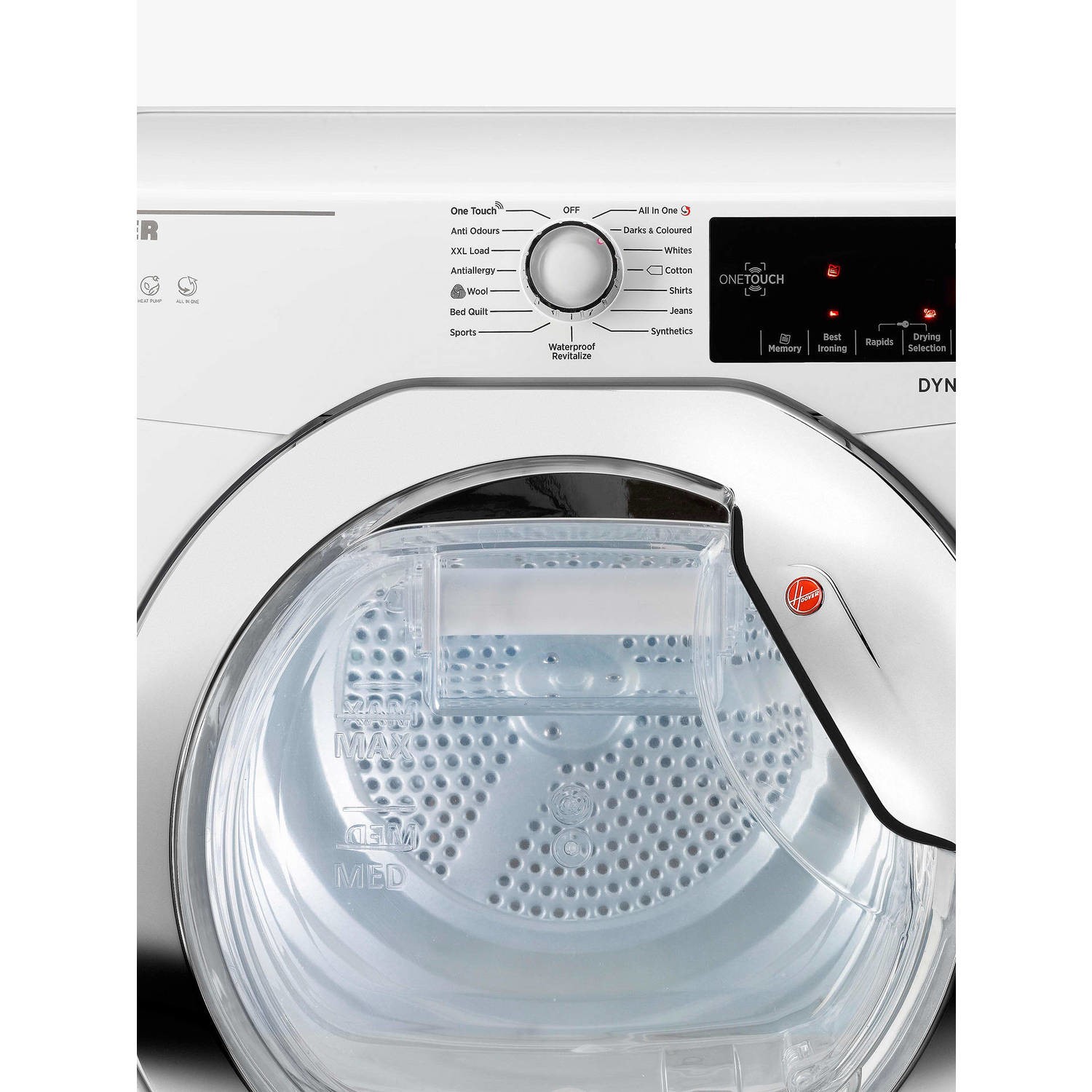 Refurbished Hoover DXH9A2TCE-80 Freestanding Heat Pump 9KG Tumble Dryer ...