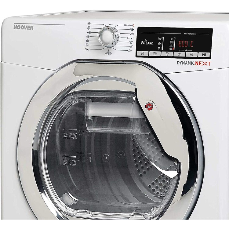 Refurbished Hoover DXO C10TCE Smart Freestanding Condenser 10KG Tumble Dryer White
