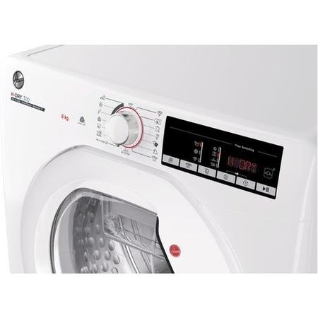 Refurbished Hoover H-Dry 300 HLE H8A2TE Smart Freestanding Heat Pump 8KG Tumble Dryer White