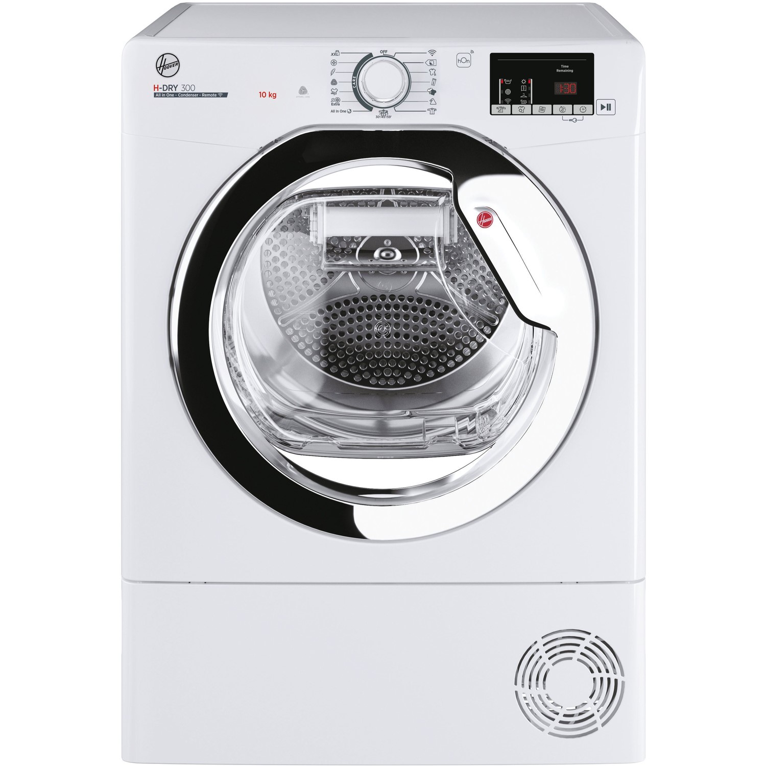 Refurbished Hoover HLE C10DCE-80 Freestanding Condenser 10KG Tumble Dryer