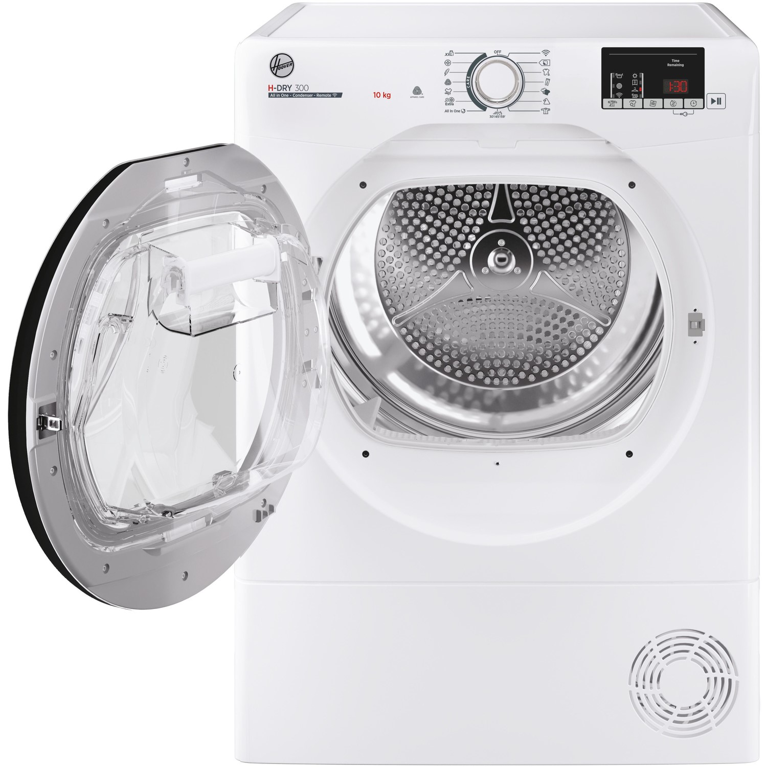 Hoover 10kg Freestanding Condenser Tumble Dryer White HLEC10DCE80
