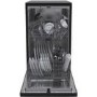 Refurbished Hoover HDPH 2D1049B-80 10 Place Freestanding Dishwasher Black