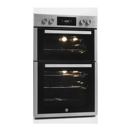 Refurbished Hoover H-Oven 300 HO9DC3E3078IN Double Built In Electric Oven Stainless Steel