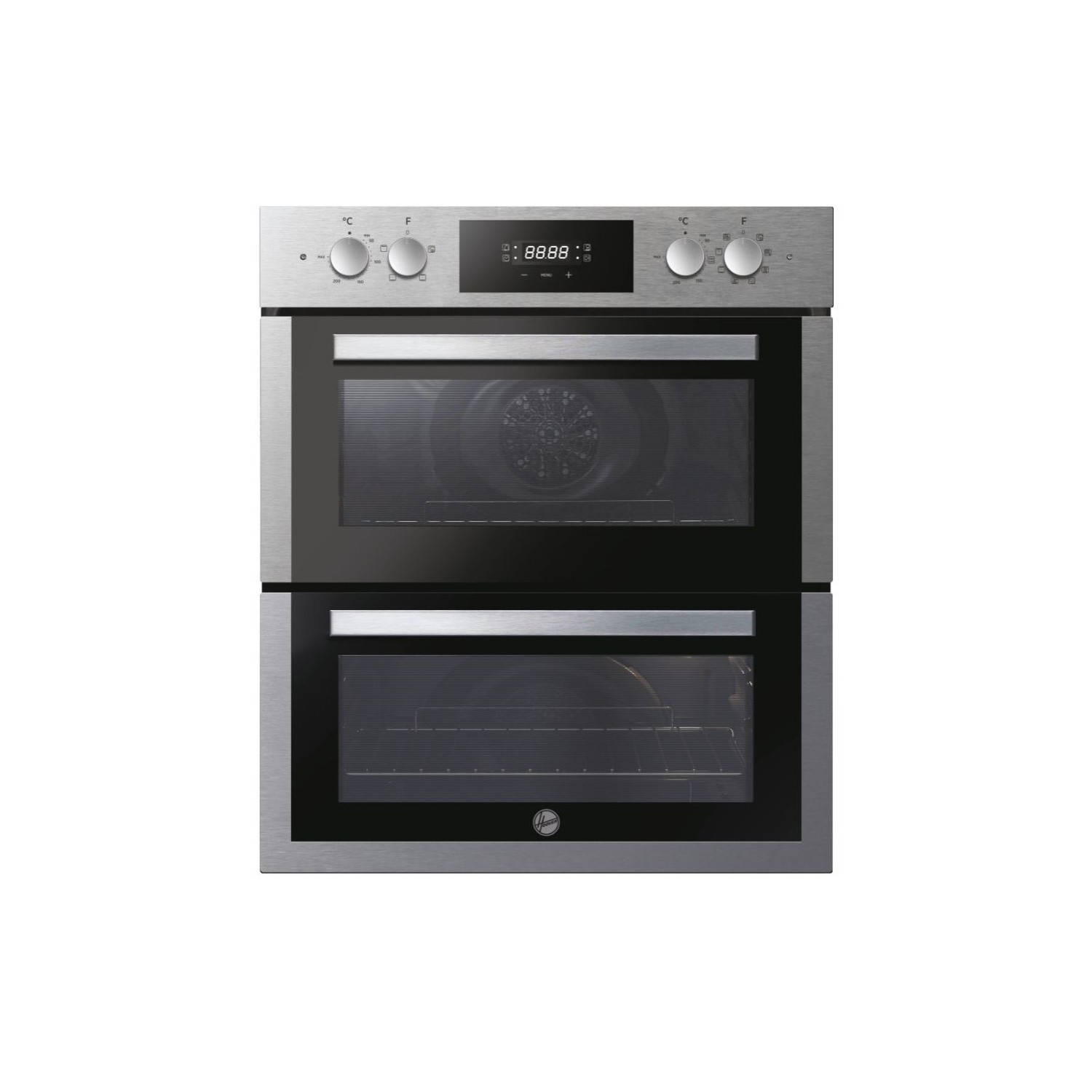 Refurbished Hoover HO7DC3E3078 60cm Double Built Under Electric Oven