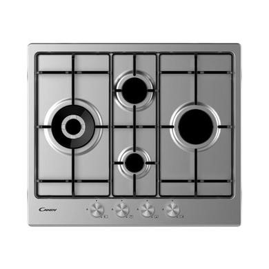 Refurbished Candy CHW6D4WPX 60cm 4 Burner Gas Hob Stainless Steel