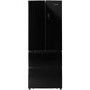 Refurbished Hoover HMN7182BK Freestanding 304 Litre American Frost Free Fridge Freezer 