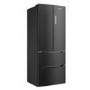 Refurbished Hoover HMN7182BK Freestanding 304 Litre American Frost Free Fridge Freezer 