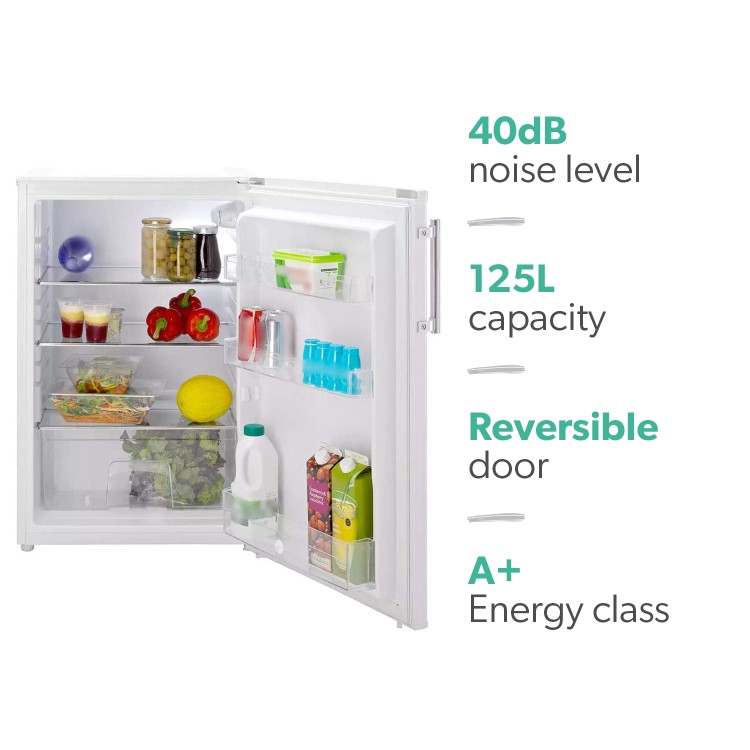 Hoover HVTL542WHK Freestanding Undercounter Larder Fridge - White