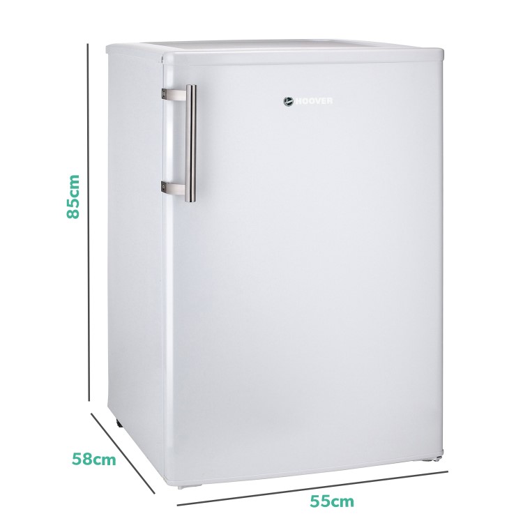 Hoover HVTL542WHK Freestanding Undercounter Larder Fridge - White