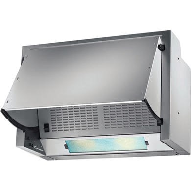 Refurbished Candy CBP613NGR 60cm Chimney Cooker Hood