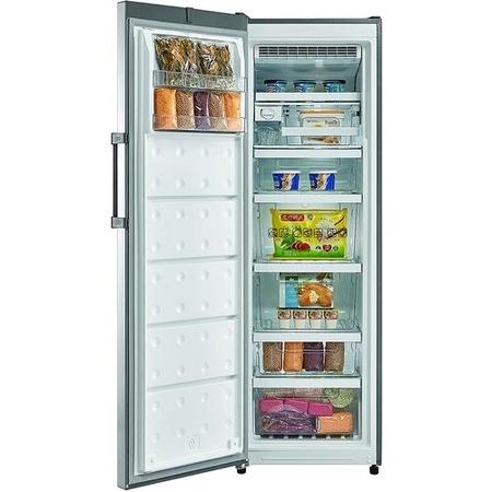 Refurbished Hoover HFF 1862KM Freestanding 259 Litre Frost Free Freezer Stainless Steel