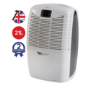 GRADE A2 - EBAC 3850e 21L Dehumidifier offers energy saving smart control simple to control ideal for every home size with 2 year warranty