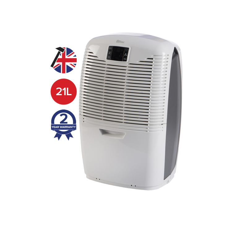 GRADE A2 - EBAC 3850e 21L Dehumidifier offers energy saving smart control simple to control ideal for every home size with 2 year warranty