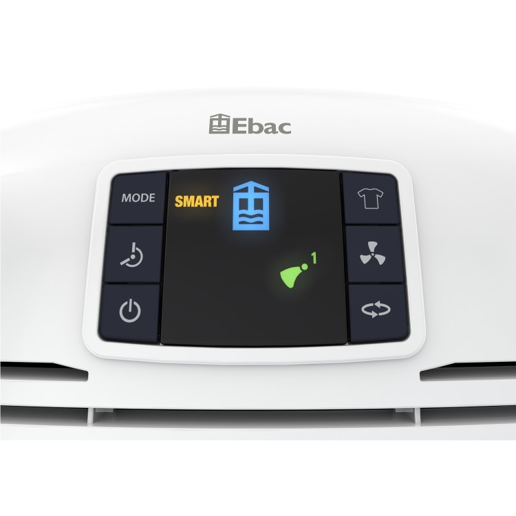 GRADE A2 - EBAC 3850e 21L Dehumidifier offers energy saving smart control simple to control ideal for every home size with 2 year warranty