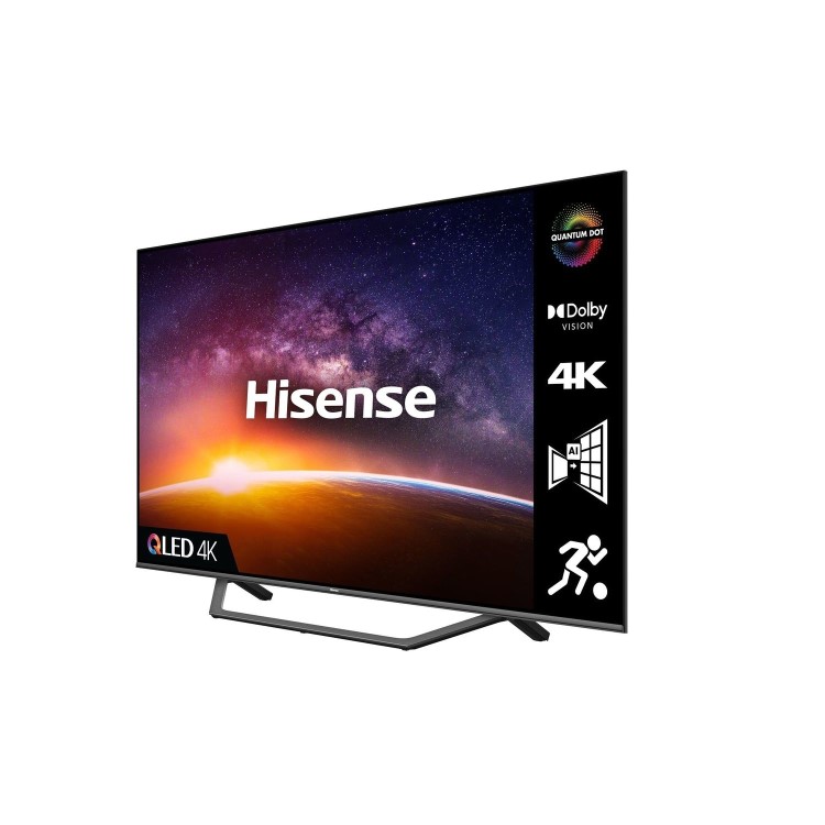 Refurbished Hisense 43" 4K Ultra HD with HDR10+ QLED Freeview Play Smart TV