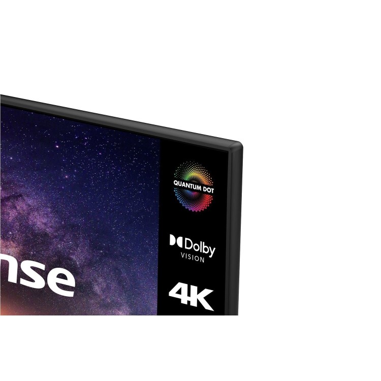 Refurbished Hisense 43" 4K Ultra HD with HDR10+ QLED Freeview Play Smart TV