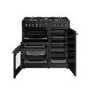 GRADE A1 - Belling Farmhouse 90cm Dual Fuel Range Cooker - Black