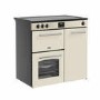 Refurbished Belling Farmhouse 90cm Electric Induction Touch Range Cooker - Cream