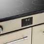 Refurbished Belling Farmhouse 90cm Electric Induction Touch Range Cooker - Cream