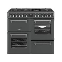 Refurbished Stoves Richmond 100cm Dual Fuel Range Cooker - Anthracite