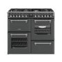 Refurbished Stoves Richmond 100cm Dual Fuel Range Cooker - Anthracite
