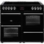 Belling Farmhouse 100E 100cm Electric Range Cooker - Black