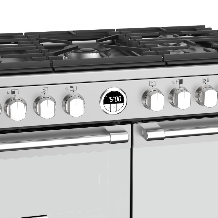 Stoves Sterling S900DF 90cm Dual Fuel Range Cooker - Stainless Steel