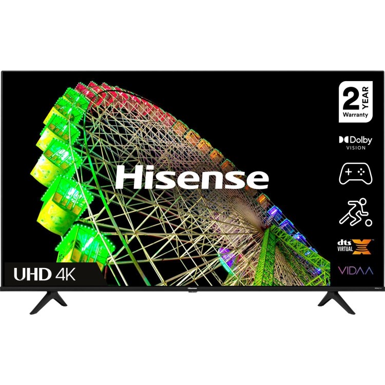 Refurbished Hisense A6BG 50" 4K Ultra HD with HDR10+ LED Freeview Play Smart TV