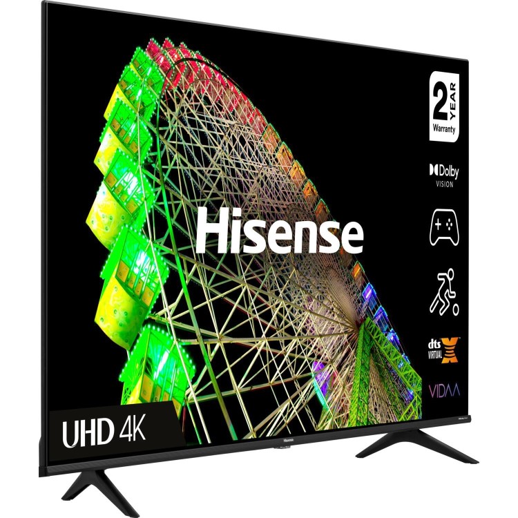 Refurbished Hisense A6BG 50" 4K Ultra HD with HDR10+ LED Freeview Play Smart TV