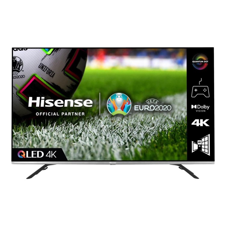 Refurbished Hisense 50" 4K Ultra HD with HDR10 QLED Freeview Play Smart TV
