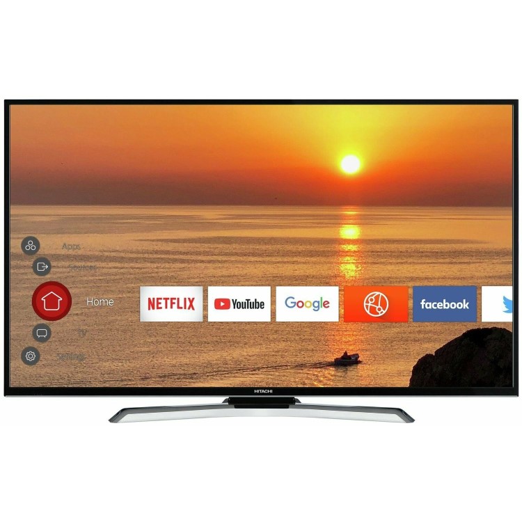 Refurbished Hitachi 50" 4K Ultra HD with HDR10+ LED Freeview Play Smart TV
