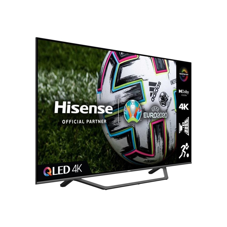 Refurbished Hisense 55" 4K Ultra HD with HDR10 QLED Freeview Play Smart TV