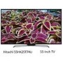 Refurbished Hitachi 55" 4K Ultra HD with HDR LED Freeview Smart TV