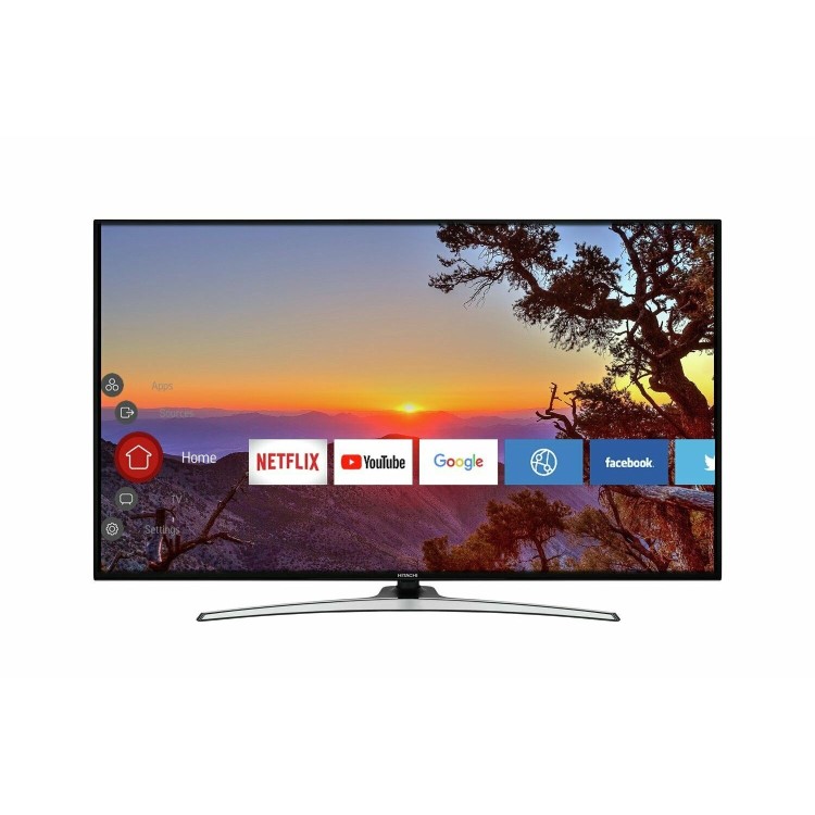 Refurbished Hitachi 55" 4K Ultra HD with HDR LED Smart TV