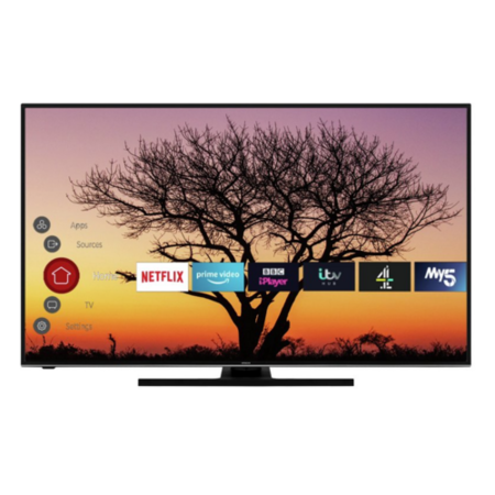 Refurbished Hitachi 55" 4K Ultra HD with HDR LED Freeview Play Smart TV