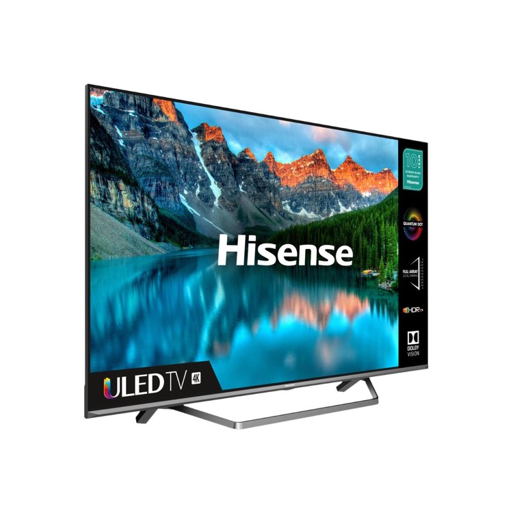 GRADE A3 - Hisense 55U7QFTUK 55" 4K Ultra HD HDR10+ QLED Smart TV with Dolby Atmos and Dolby Vision 