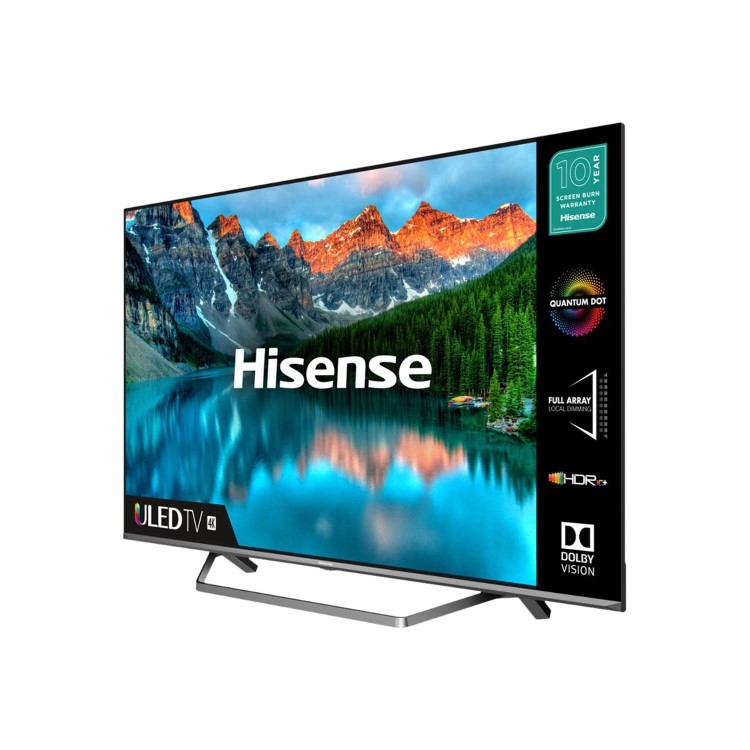 GRADE A3 - Hisense 55U7QFTUK 55" 4K Ultra HD HDR10+ QLED Smart TV with Dolby Atmos and Dolby Vision 