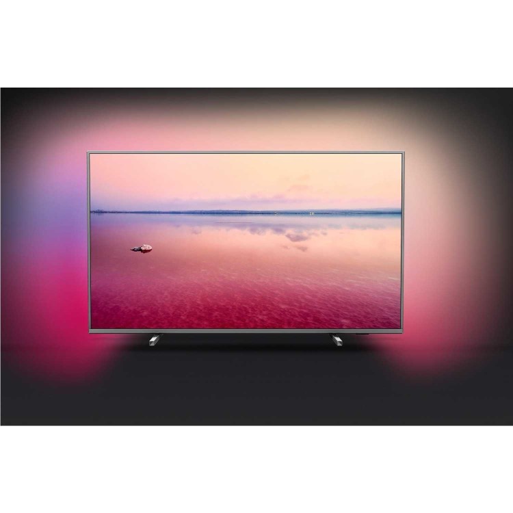 Refurbished Philips Ambilight 65" 4K Ultra HD with HDR LED Freeview Play Smart TV Without Stand