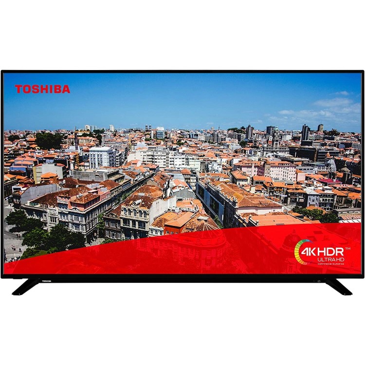 Refurbished Toshiba 65" 4K Ultra HD with HDR10 LED Freeview Play Smart TV without Stand