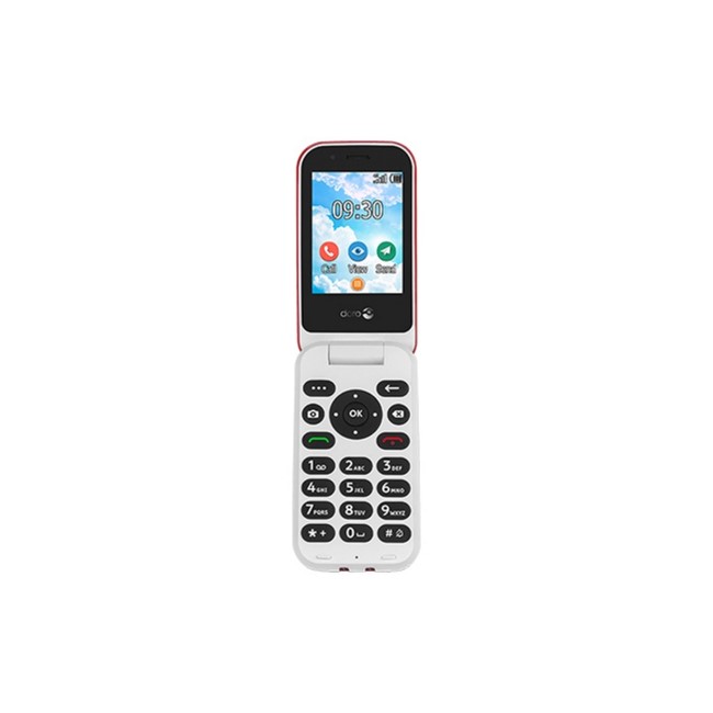 Grade A2 Doro 7030 Red 2.8" 512MB 4G Dual SIM Unlocked & SIM Free