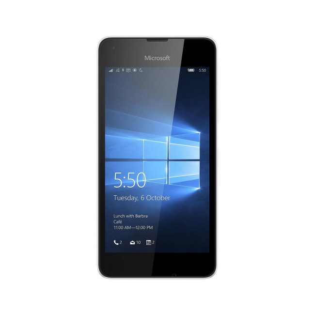 Grade A Microsoft Lumia 550 White 4.7" 8GB 4G Unlocked & SIM Free