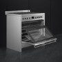 Refurbished Smeg Opera 90cm Dual Fuel Single Oven Range Cooker - Stainless Steel