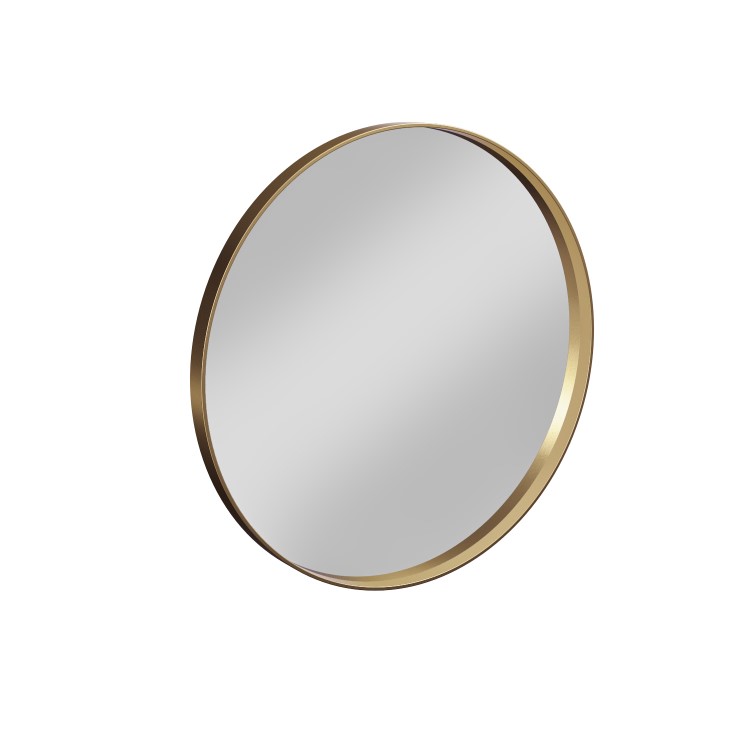 GRADE A1 - Alcor 600x600mm Brushed Gold Mirror