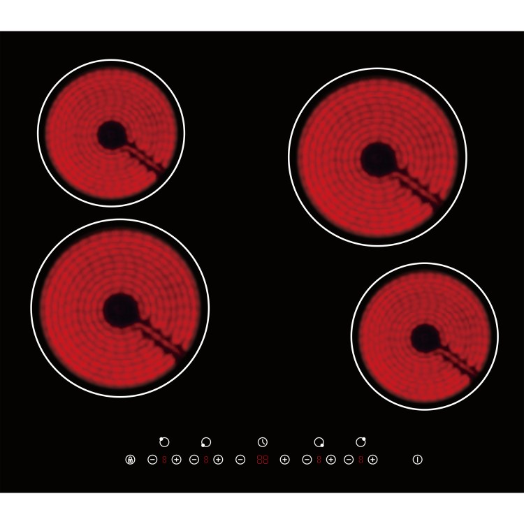 ElectriQ 6 Function Single Oven & 60cm Ceramic Hob Bundle