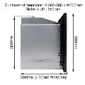 electriQ Built-In 700W Microwave - Stainless Steel